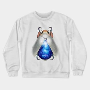 Blue Labradorite Beetle Crewneck Sweatshirt